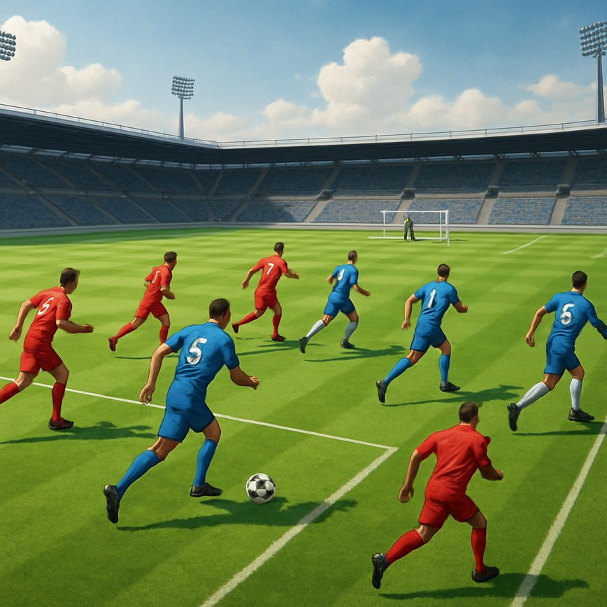 Offside trap tactics