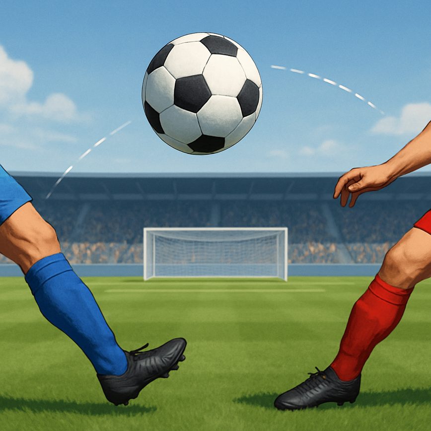 Long ball tactics soccer