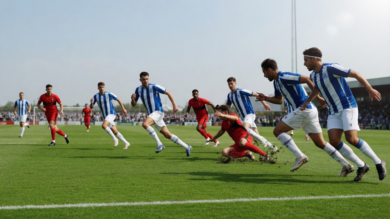 Overlapping fullbacks soccer