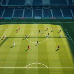 High defensive line soccer
