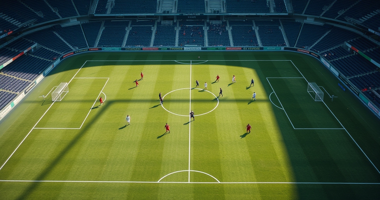 High defensive line soccer
